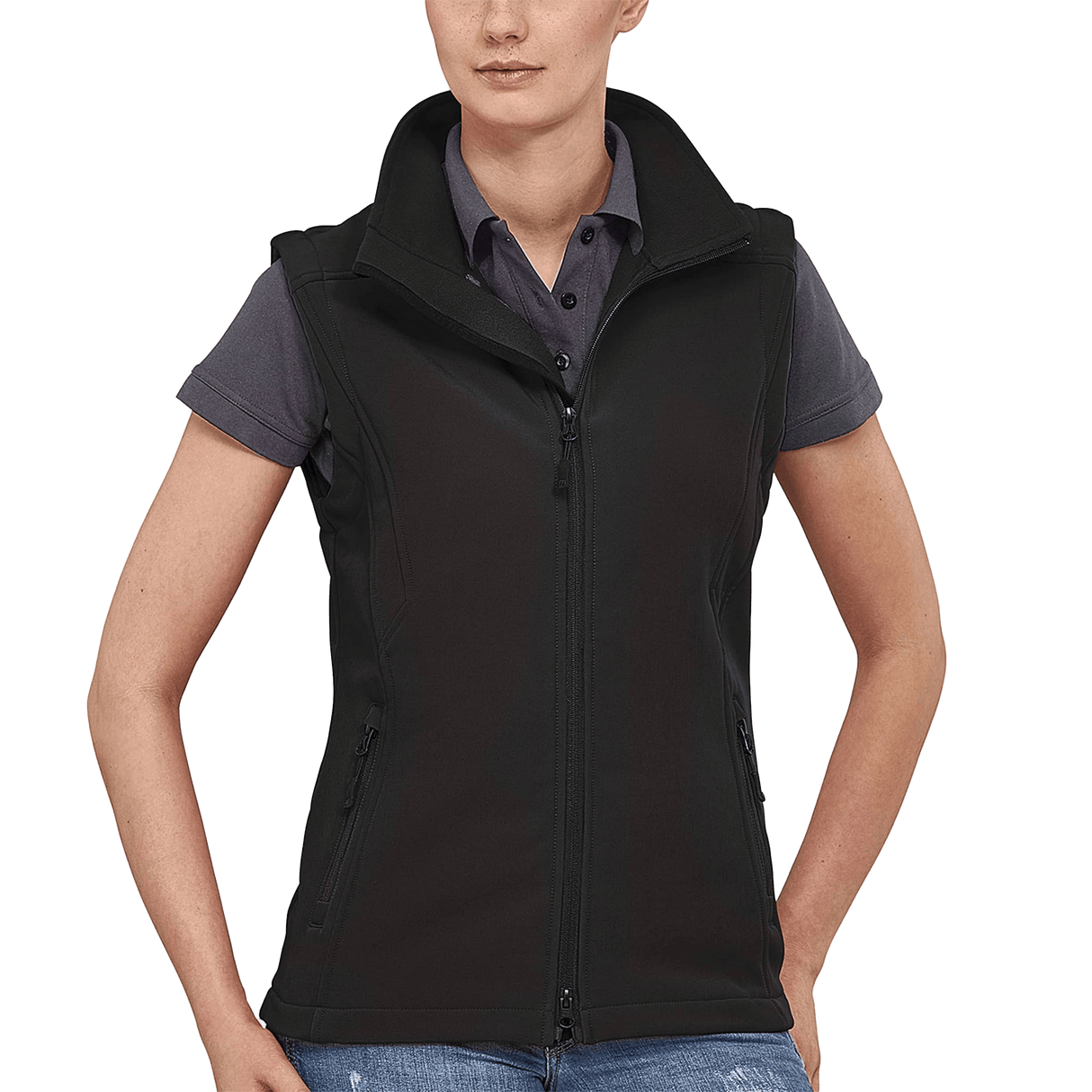 GILET TREK FEMME ROUGE