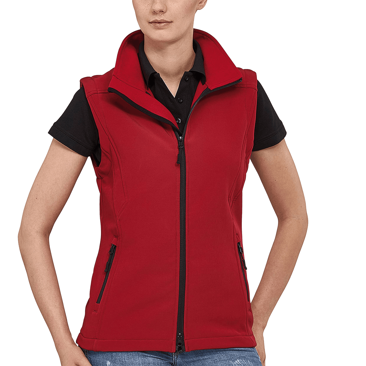 GILET TREK FEMME ROUGE