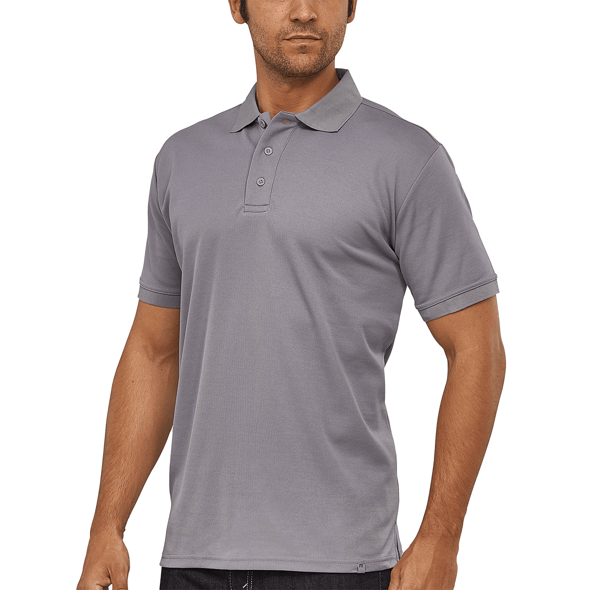 POLO FLASH GRIS FONCÉ