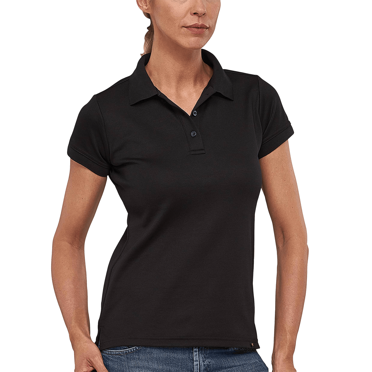 FLASH FEMALE DARKGREY POLO TRABAJO