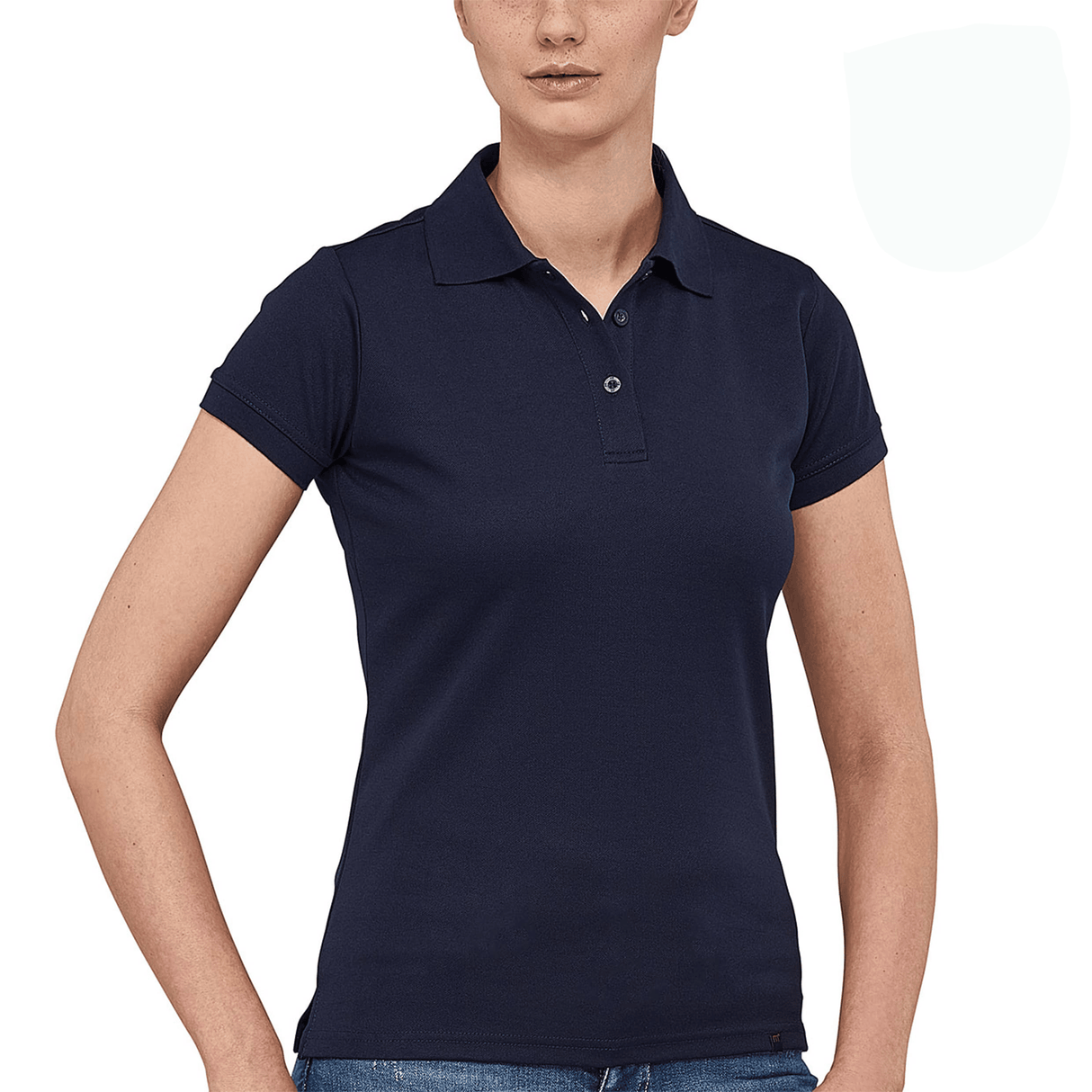 FLASH FEMALE DARKGREY POLO TRABAJO