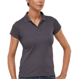 FLASH FEMALE DARKGREY POLO TRABAJO