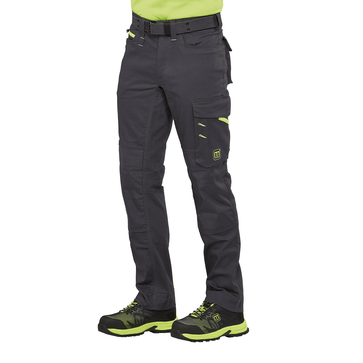 PANTALON PRONEON GRIS VERT