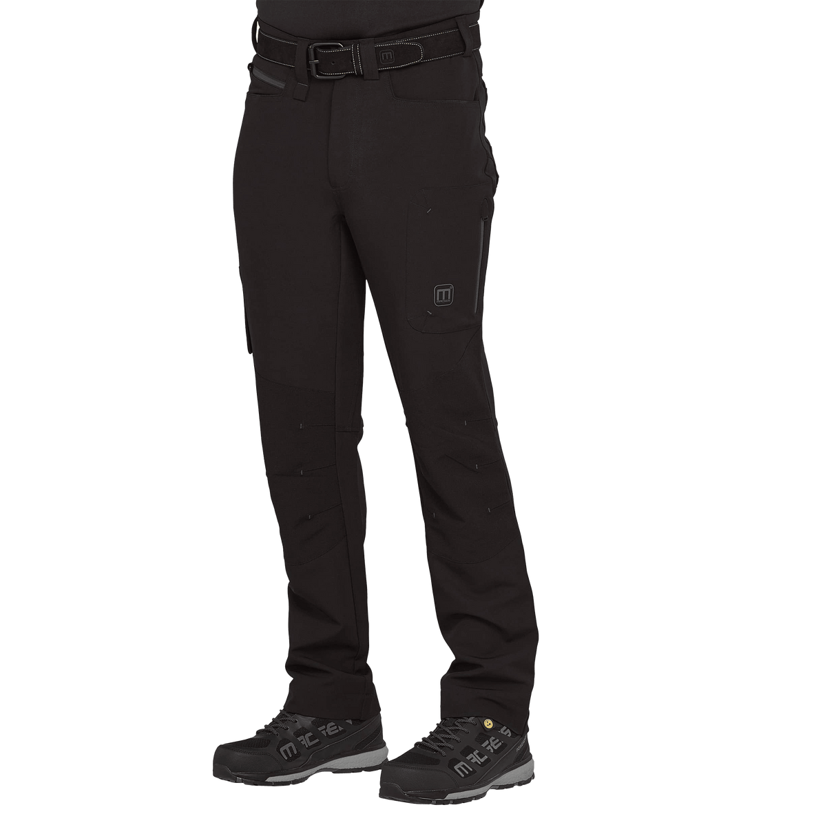 PANTALON DE TRAVAIL MACTRONIC NOIR GRIS UNISEXE