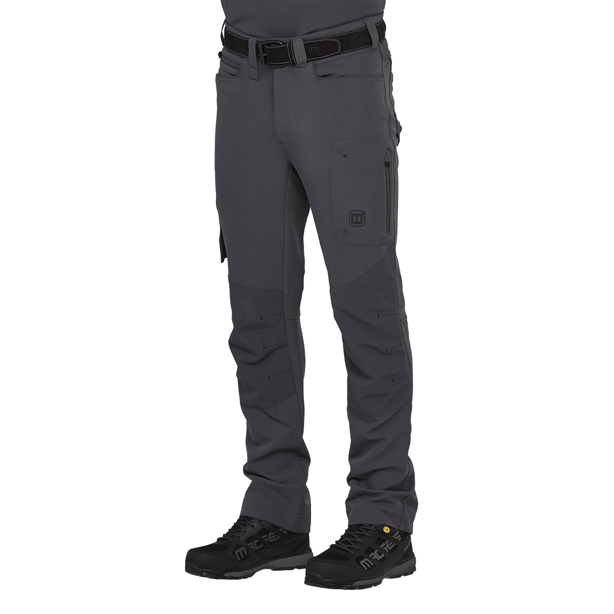 PANTALON DE TRAVAIL MACTRONIC NOIR GRIS UNISEXE