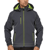 CHAQUETA SOFTSHELL: TWOTONE MALE BLACKROYALBLUE