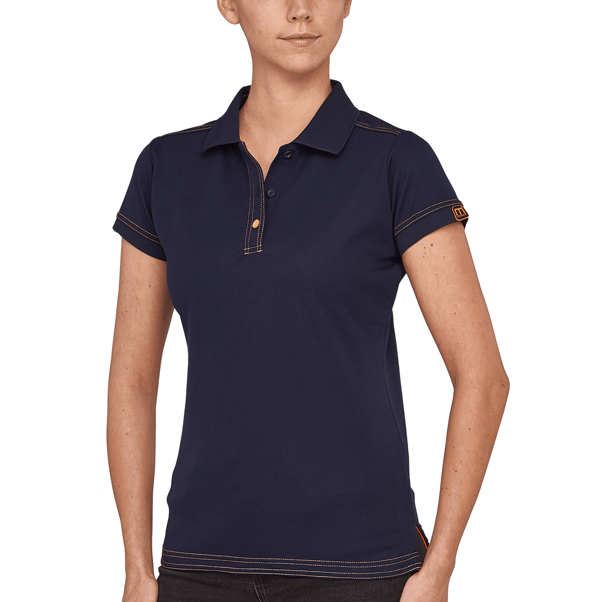 POLO SIGNATURE FEMME ROUGE