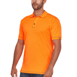 POLO TRABAJO: SIGNATURE  NAVYORANGE