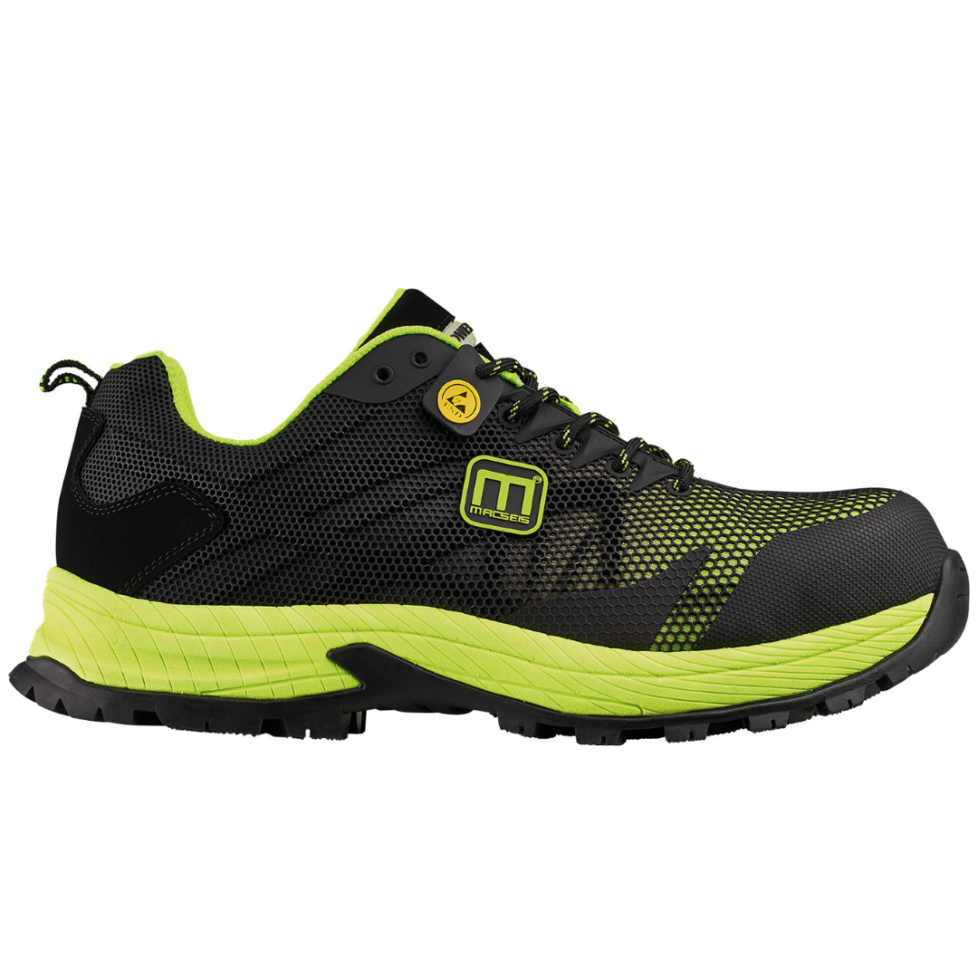 PRONEON S1P SRC ESD SAFETY SHOES BLACKGREEN