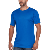 Camiseta de trabajo con diseño de doble capa para mayor aislamiento, color azul celeste